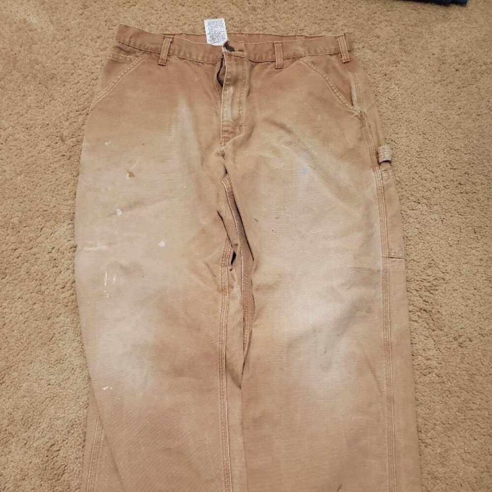 Carhartt tan Pants Men's (36 x 32)